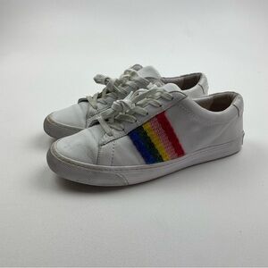 Loeffler Randall Women's Logan-naw Rainbow Sneakers Size 8